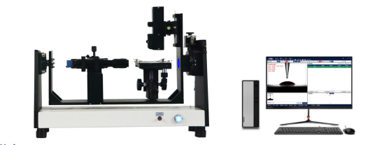 光學接觸角測試儀測量隔膜的潤濕性等表面性能